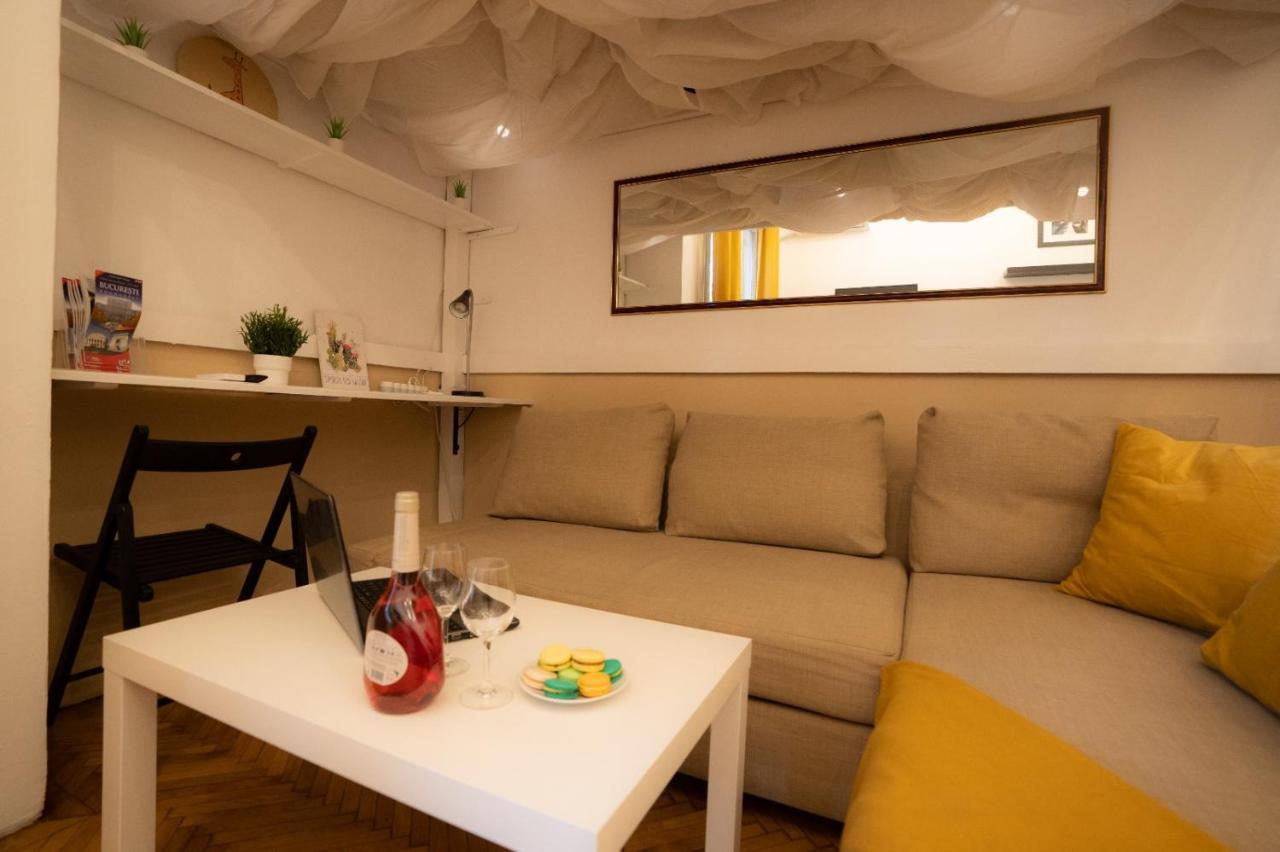 Cozy Studio Cismigiu Garden Lägenhet Bukarest Exteriör bild
