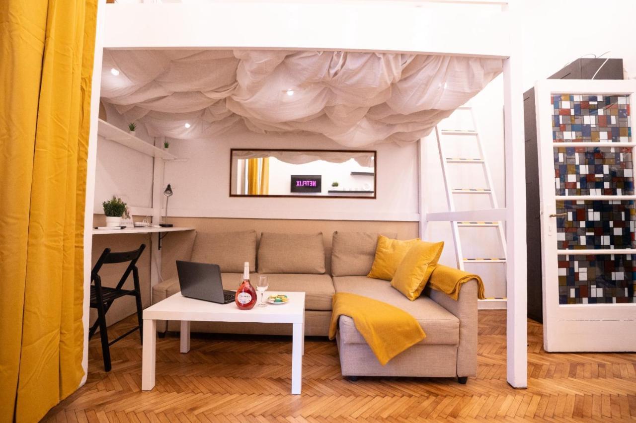 Cozy Studio Cismigiu Garden Lägenhet Bukarest Exteriör bild